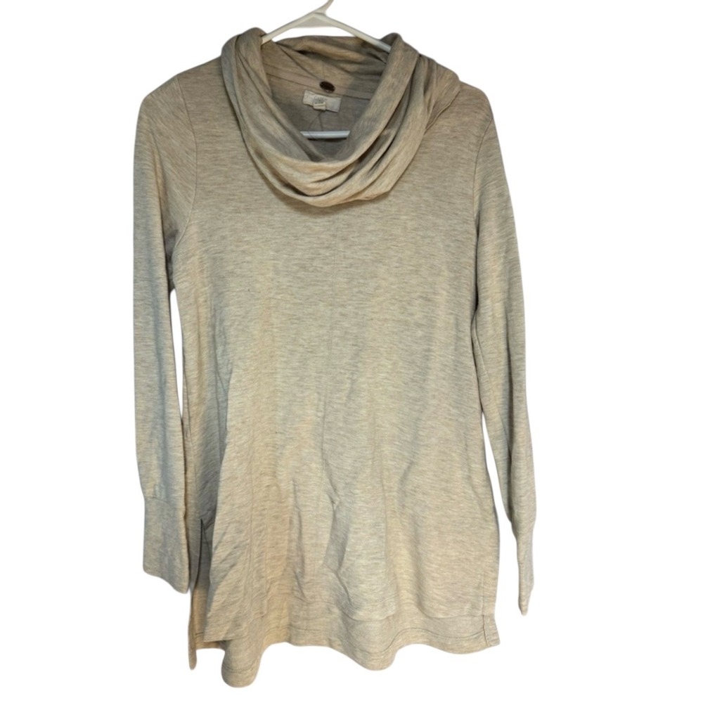 Cupio Light Beige Cowl Neck‎ Sweater